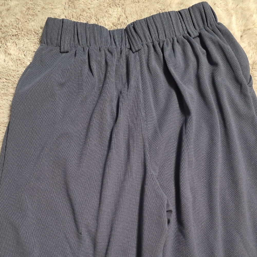 HALARA Blue Ribbed Pants - Picture 5 of 6